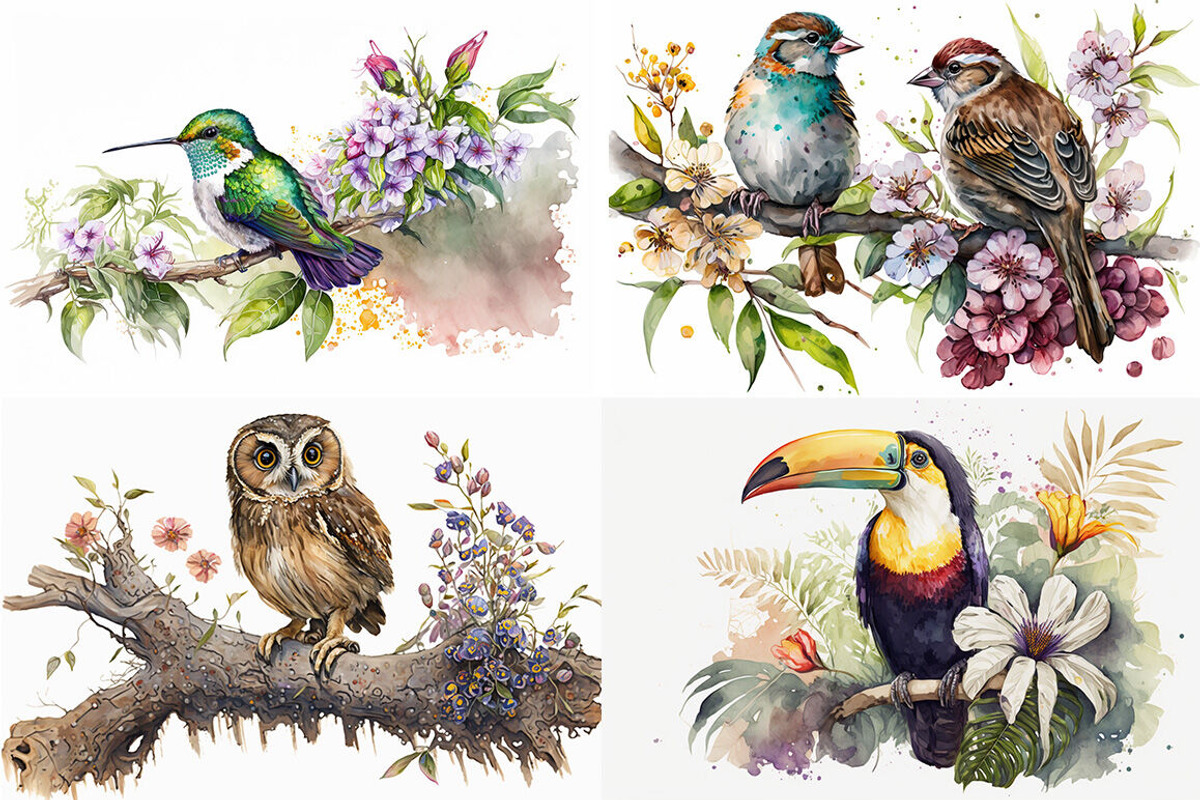 Feathered Friends Collection, an Animal Illustration by artsy-fartsy (Photo 2 of 6)