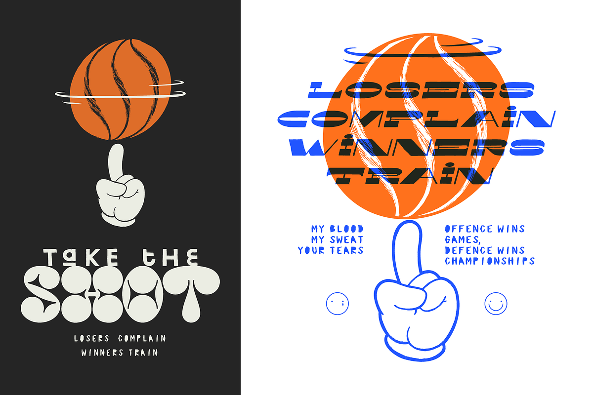 Basketball Spin, a Sport Illustration by hand draw (Photo 1 of 6)