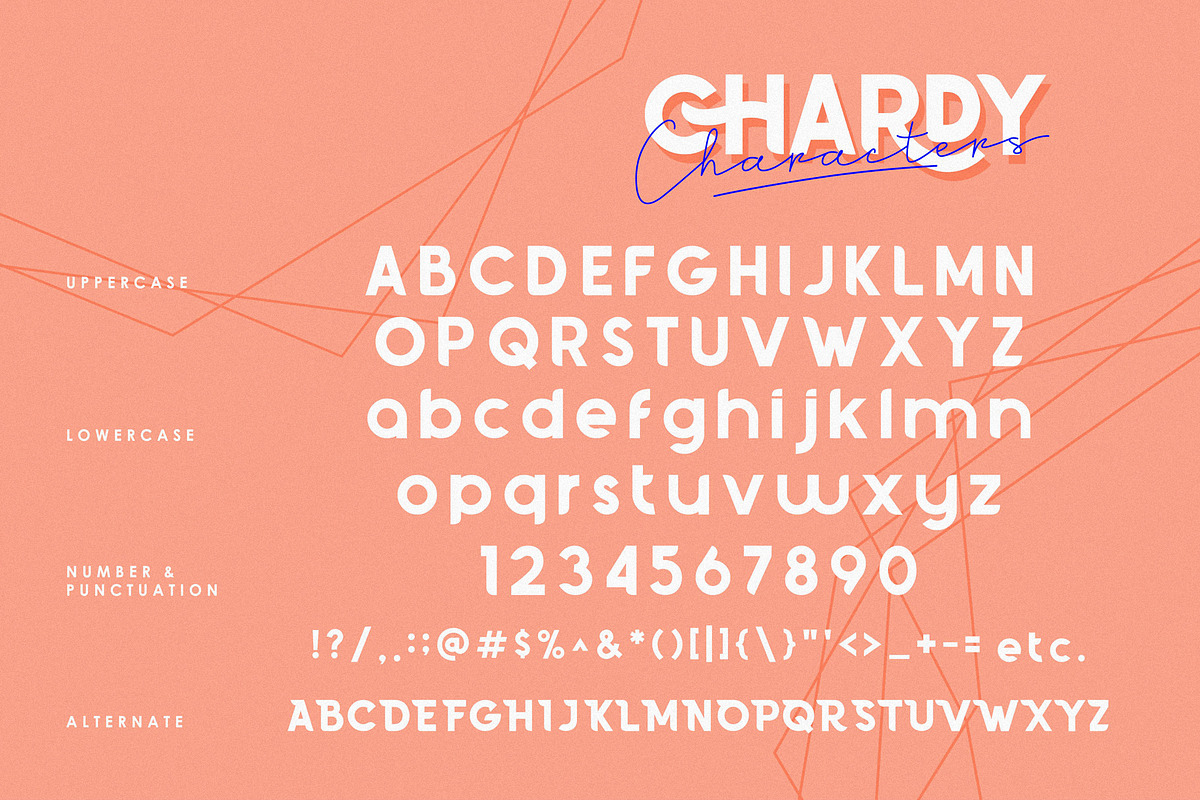 Chardy Font + Extras preview 7