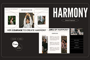 HARMONY - Fashion Canva Presentation, a Templates & Theme by AESTETHIC_STUDIO (Thumbnail 1 of 9)