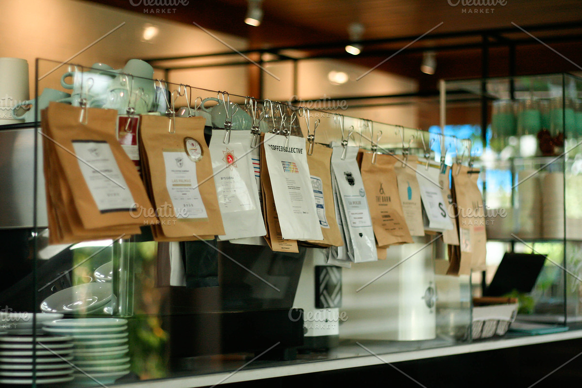 Coffee bags stock photo containing bags and coffee, a Business Photo by mutita.narkmuang (Photo 2 of 2)