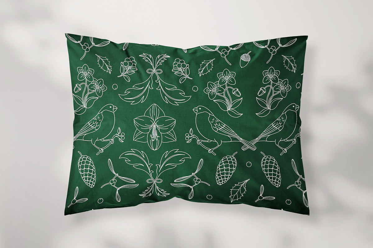Christmas Patterns, a Pattern Graphic by PatrushevaYana (Photo 9 of 12)