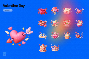 3D Valentine Day - II