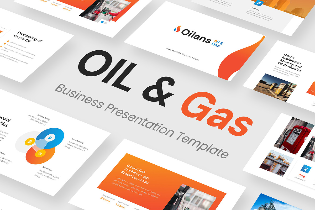 Oil and Gas Industry PowerPoint, a Presentation Template by Premast (Photo 1 of 3)