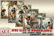 Afro Alice in Wonderland-2, an Object Illustration by CraftArtStory (Thumbnail 3 of 5)