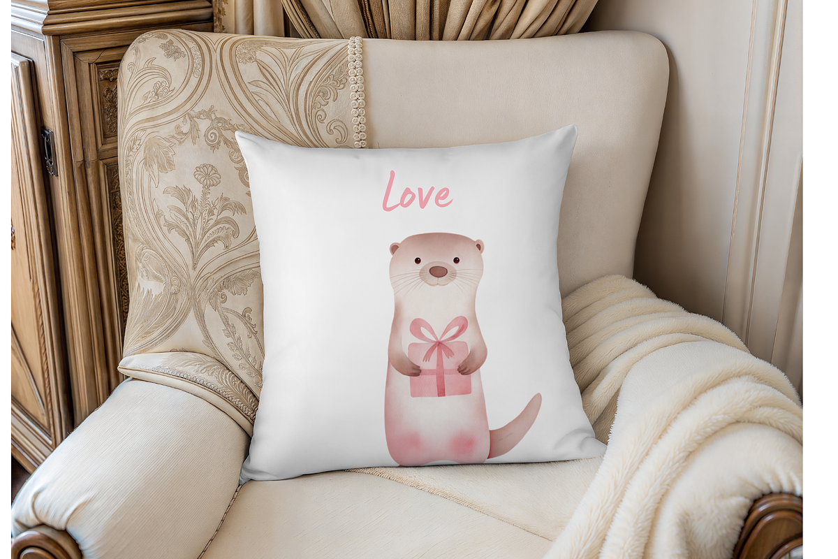 Watercolor Love Woodland Clipart Set, an Illustration by MockupWizard (Photo 5 of 6)