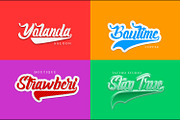 Claiborne Typeface, a Script Font by madeDeduk (Thumbnail 9 of 10)