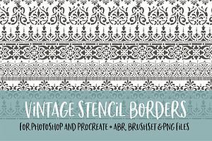 Vintage Stencil Brush For PS/PRO