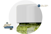 Clear Plastic Jar Mockup 500ml, a Packaging Mockup by Reformer Mockup (Thumbnail 2 of 6)
