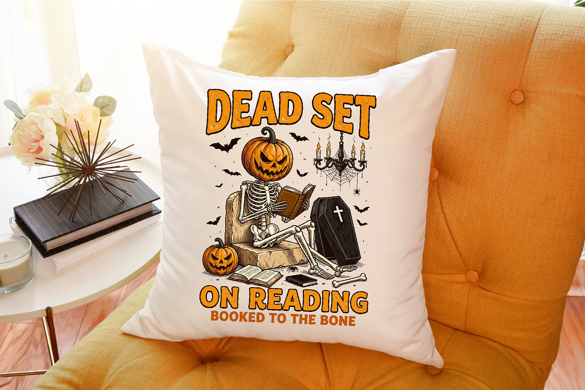 Spooky Bookish Halloween -Skeleton, a Work Illustration by Sublimation Artist (Photo 9 of 9)