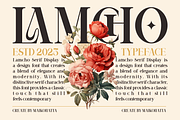 Lamcho - Serif Display Typeface, a Serif Font by MaikoHatta (Thumbnail 2 of 8)