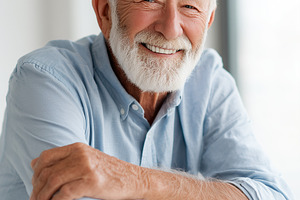 Portrait of a smiling senior man, a Person Photo by MistyDay