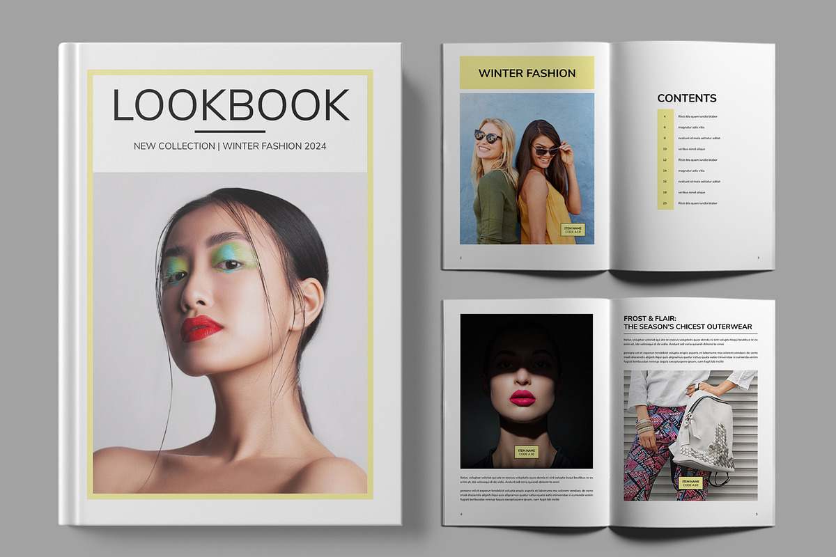 Fashion Lookbook Design Template