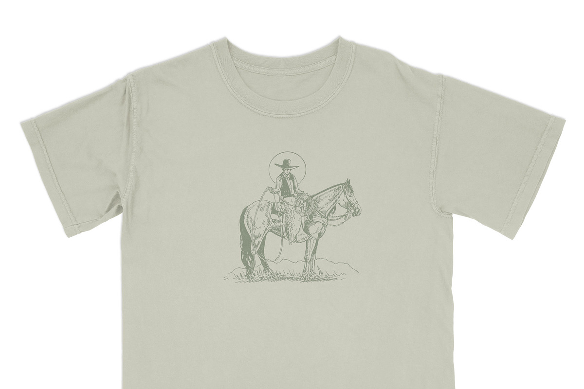 Western Cowboy Horse Graphic Logo, an Animal Illustration by Ok Art & Design (Photo 3 of 4)