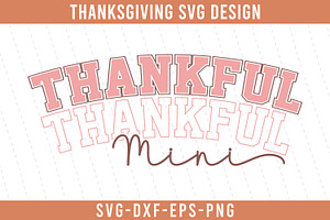 Retro Thanksgiving Quote SVG Design