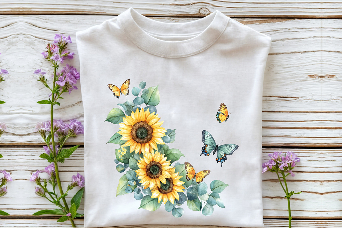 Floral Butterfly Border Clipart, an Illustration by Rose Art (Photo 4 of 8)