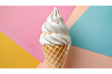 Vanilla soft serve ice cream cone, an Animal Photo by Sergey Kotenev