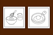Cozy Kitchen Bold & Easy Coloring, a Food Illustration by Design Station (Thumbnail 2 of 3)