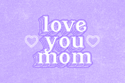 Mother's Day Vintage Text Effect, a Layer Style Add-On by Xtrahive (Thumbnail 2 of 3)