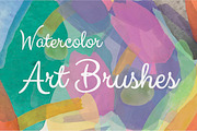 Watercolor Illustrator Art Brushes, a Brush Add-On by Olya Creative (Thumbnail 1 of 4)