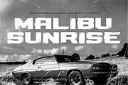 Malibu Sunrise, a Font by AthayaDZN (Thumbnail 1 of 17)