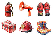 Fireman Fire Station PNG, an Illustration by SinaCreation (Thumbnail 4 of 5)