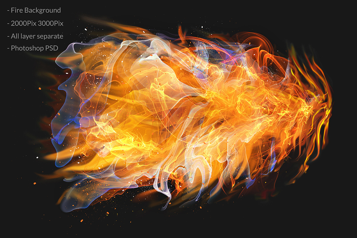 Fire & Smoke Bundle PSD, a Shape Add-On by MRI STUDIO (Photo 25 of 25)