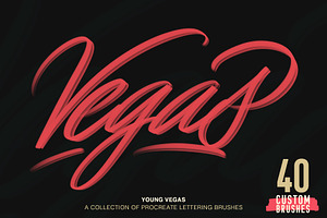 Young Vegas Hand Lettering Brushes