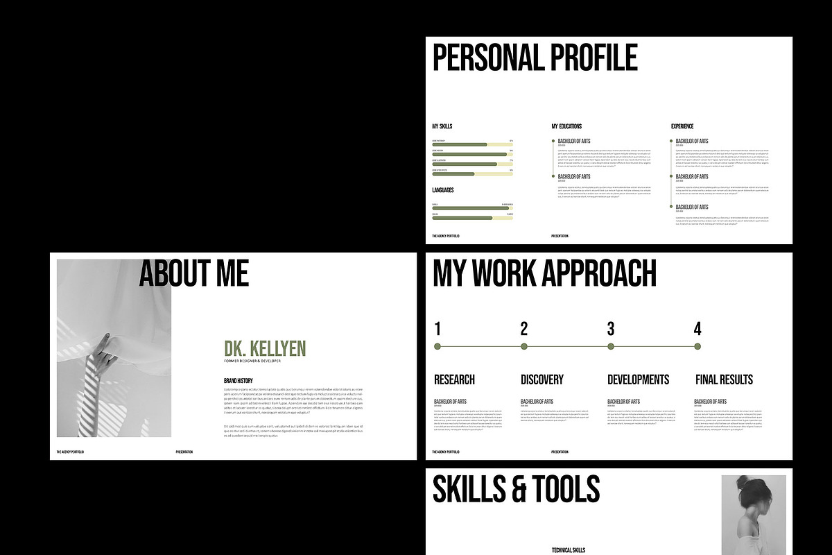 Personal Portfolio Presentation Deck, a Presentation Template by Devators (Photo 4 of 6)