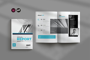 Annual Report Brochure Template, a Brochure Template by Creative-Work