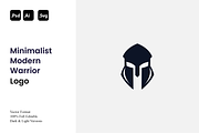 Minimalist Modern Warrior Logo, a Branding & Logo Template by Luxury Logos (Thumbnail 1 of 4)