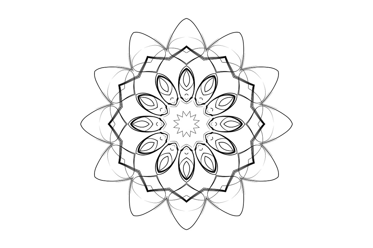 Premium Mandala Illustration Pack, a Decorative Illustration by NJ Himel (Photo 47 of 101)