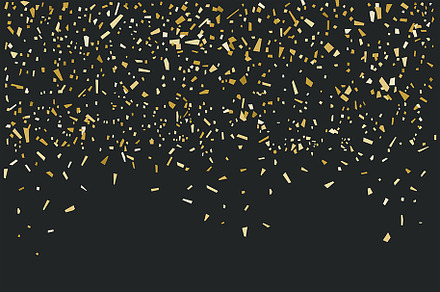 Golden confetti, a Wallpaper Graphic by Volyk