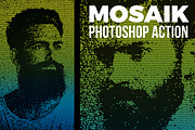 Mosaik | Pixels Photoshop Action, an Action Add-On by ContestDesign (Thumbnail 5 of 5)