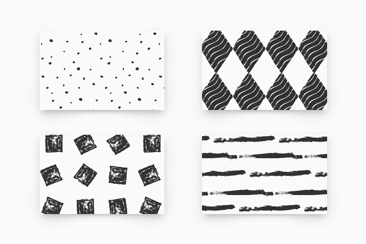 Tempera - Brush Patterns, a Pattern Graphic by Unio Designs (Photo 7 of 8)