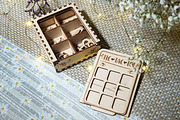 Tic Tac Toe - Laser Cut File, an Object Graphic by VectorPainter (Thumbnail 9 of 18)
