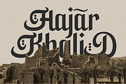 Qadimah Decorative Islamic Font, a Serif Font by Vadovastd (Thumbnail 8 of 11)