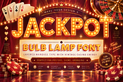 Layered font set 3D Bulb lamp, a Sans Serif Font by popskraft (Thumbnail 14 of 16)