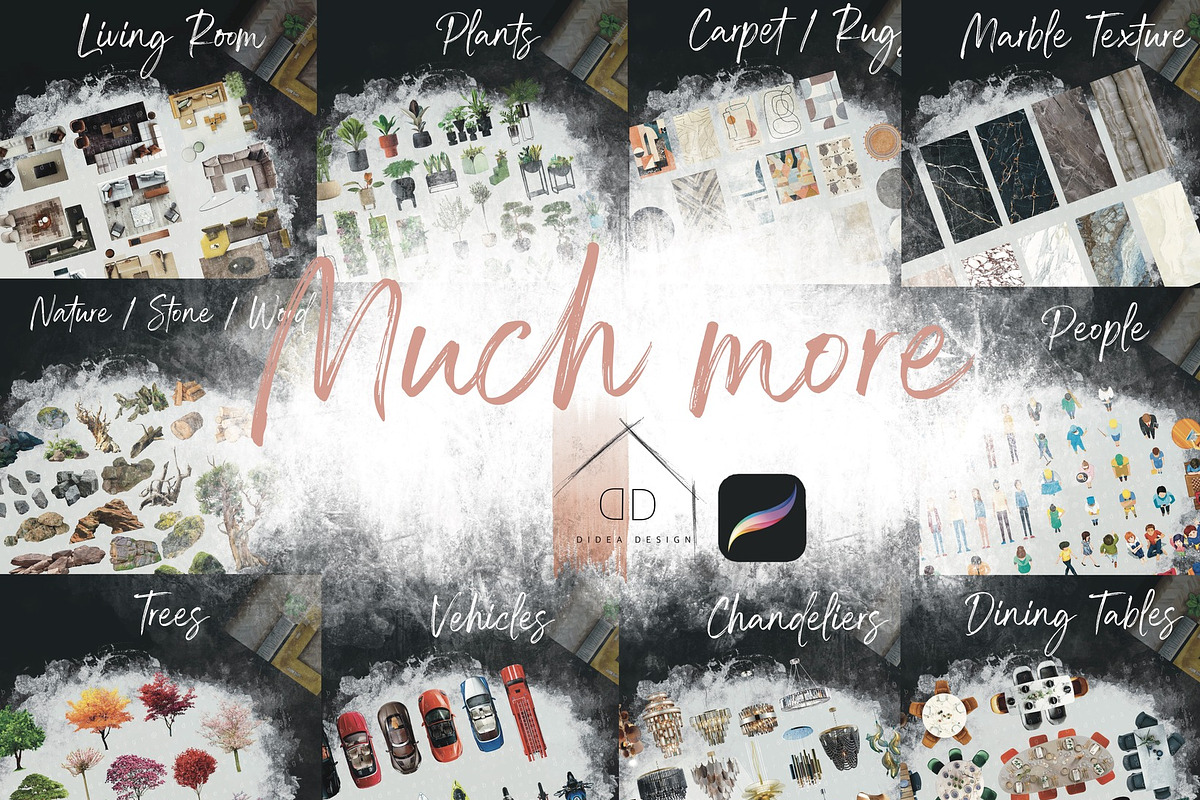 Procreate Bundle Mockups Interior, a Shape Add-On by bydidea.design (Photo 19 of 19)