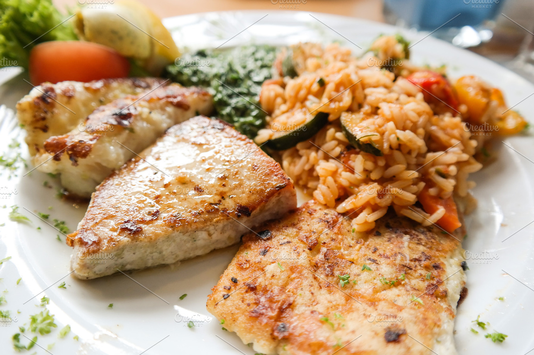 Fillet Of Fish Stock Photograph
