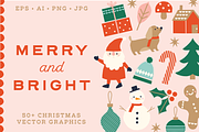 Christmas Graphics, a Seasonal Illustration by Gross Illustrations (Thumbnail 1 of 8)