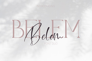 Belem Font Duo