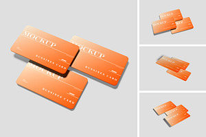 Business Card Mockup, an Advertising Mockup by Pikachudesign