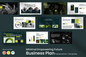 Minimal Empowering Business Plan, a Presentation Template by Slide-Agency