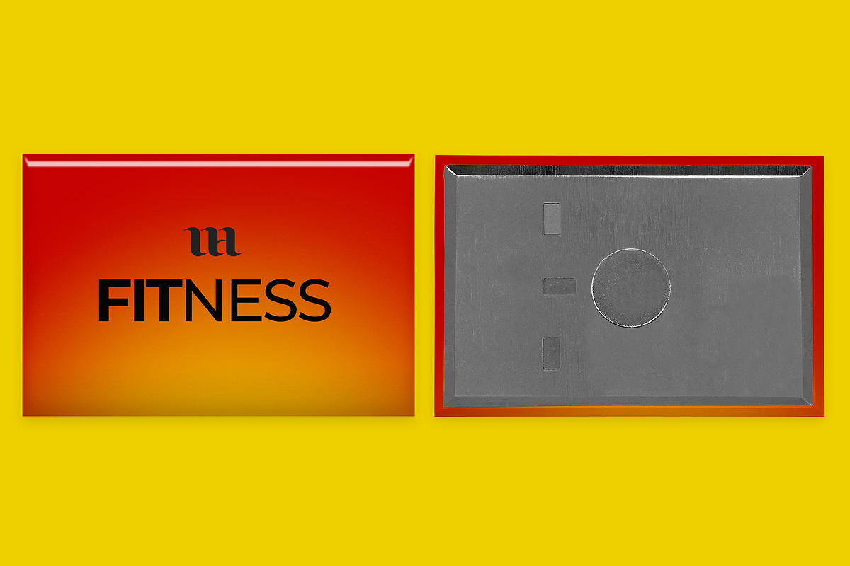 2x3 Rectangle Button Magnet Mockup, a Product Mockup by Mark Anthony Media (Photo 4 of 4)