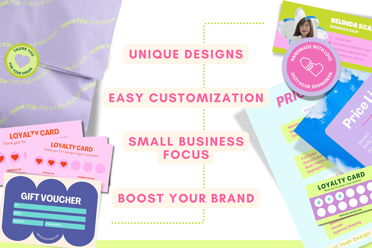 Bold Canva Branding Kit, a Branding & Logo Template by HellYeahDesigns (Photo 4 of 11)
