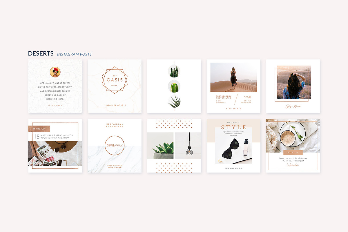 CANVA & PS Complete Instagram Bundle, a Social Media Template by Poego Social (Photo 42 of 52)