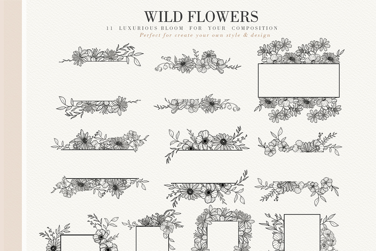 123 Floral Line Art Elegant Botanic, a Graphic by Luiz da Rolt Grathwohl (Photo 7 of 8)