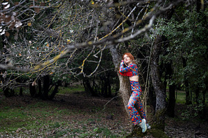 Full length shot of a red haired wom, a Person Photo by Imaginarium