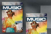 Music Artist Event Flyer Template, a Flyer Template by PixelsDesign (Thumbnail 1 of 2)